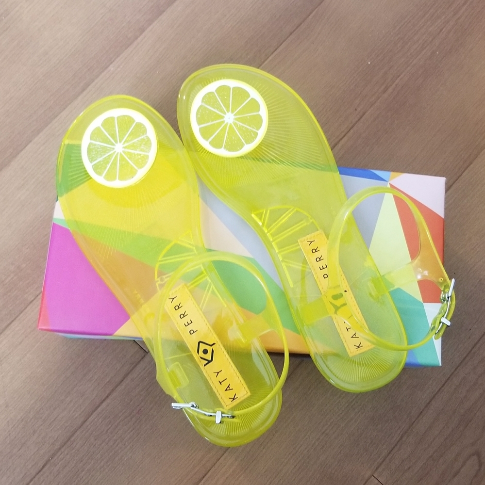 Brand New Katy Perry Lemon Sandals
